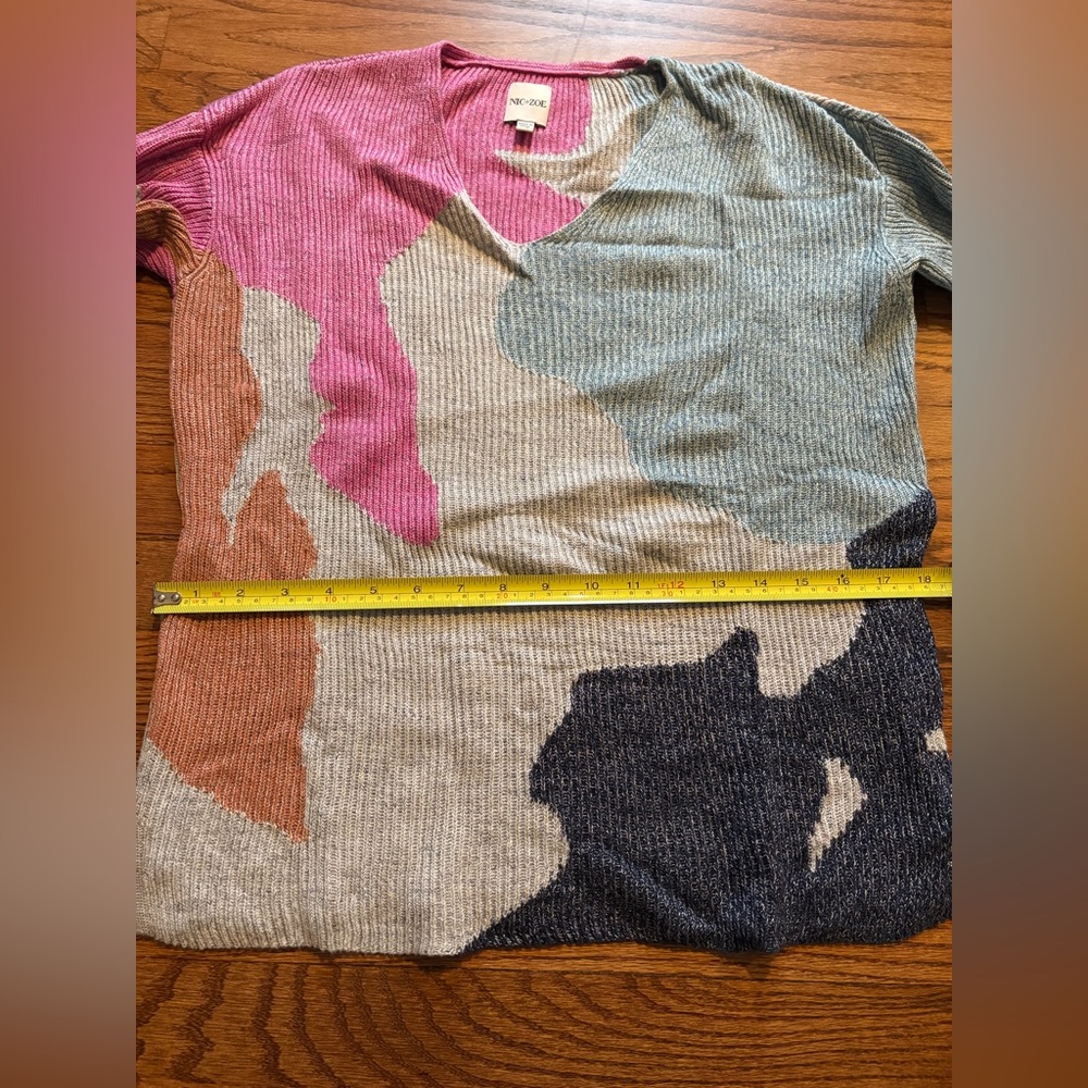 Colorful Patchwork Sweater - Picture 8 of 8